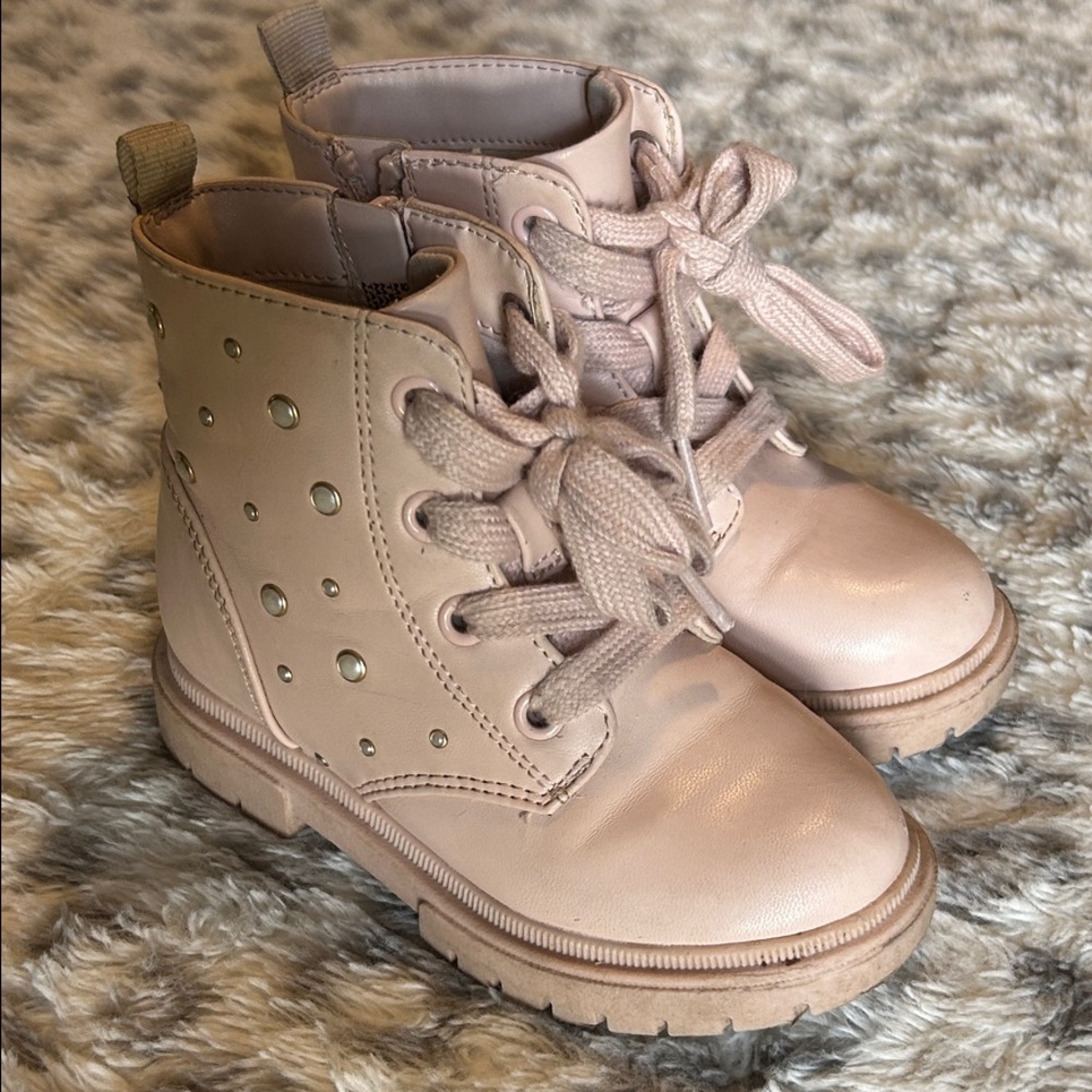 Stylish Pink Kids Boots